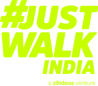 #JustWalkIndia Logo